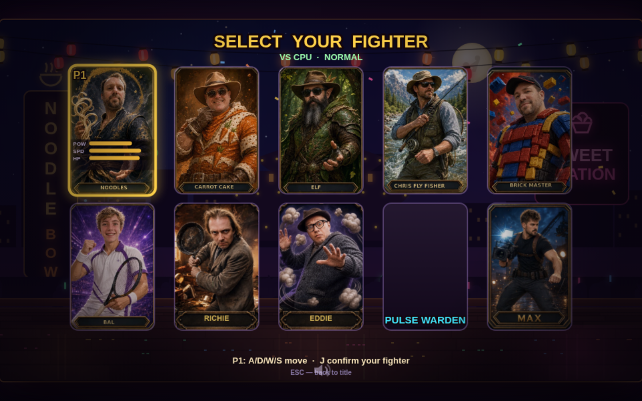 Character select